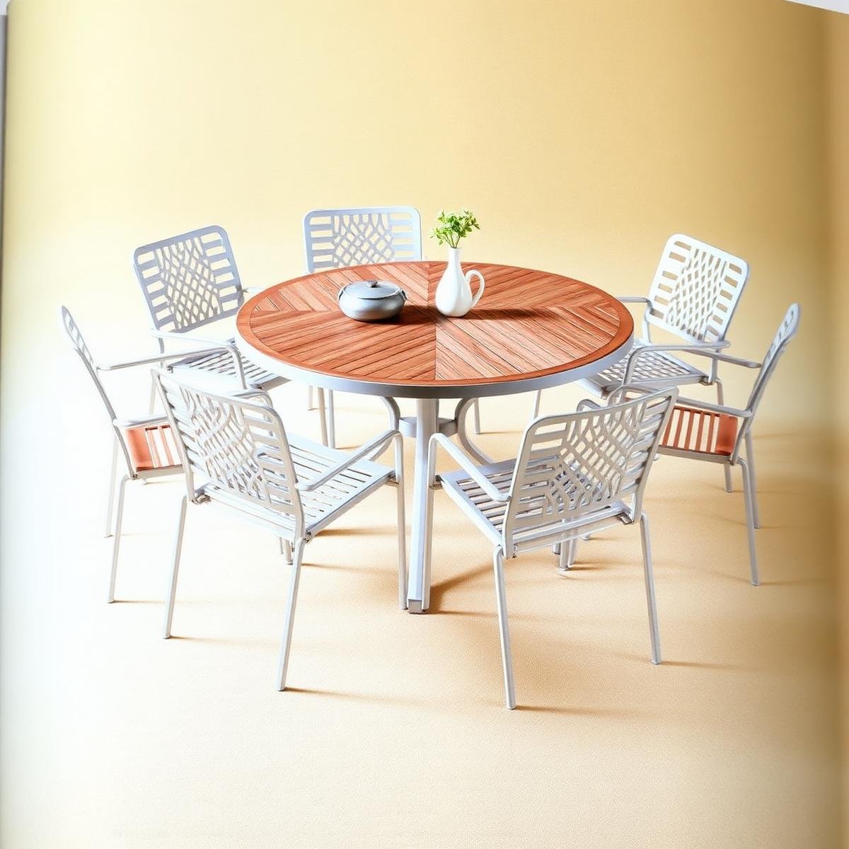 Sahara 6-Seater Round Dining